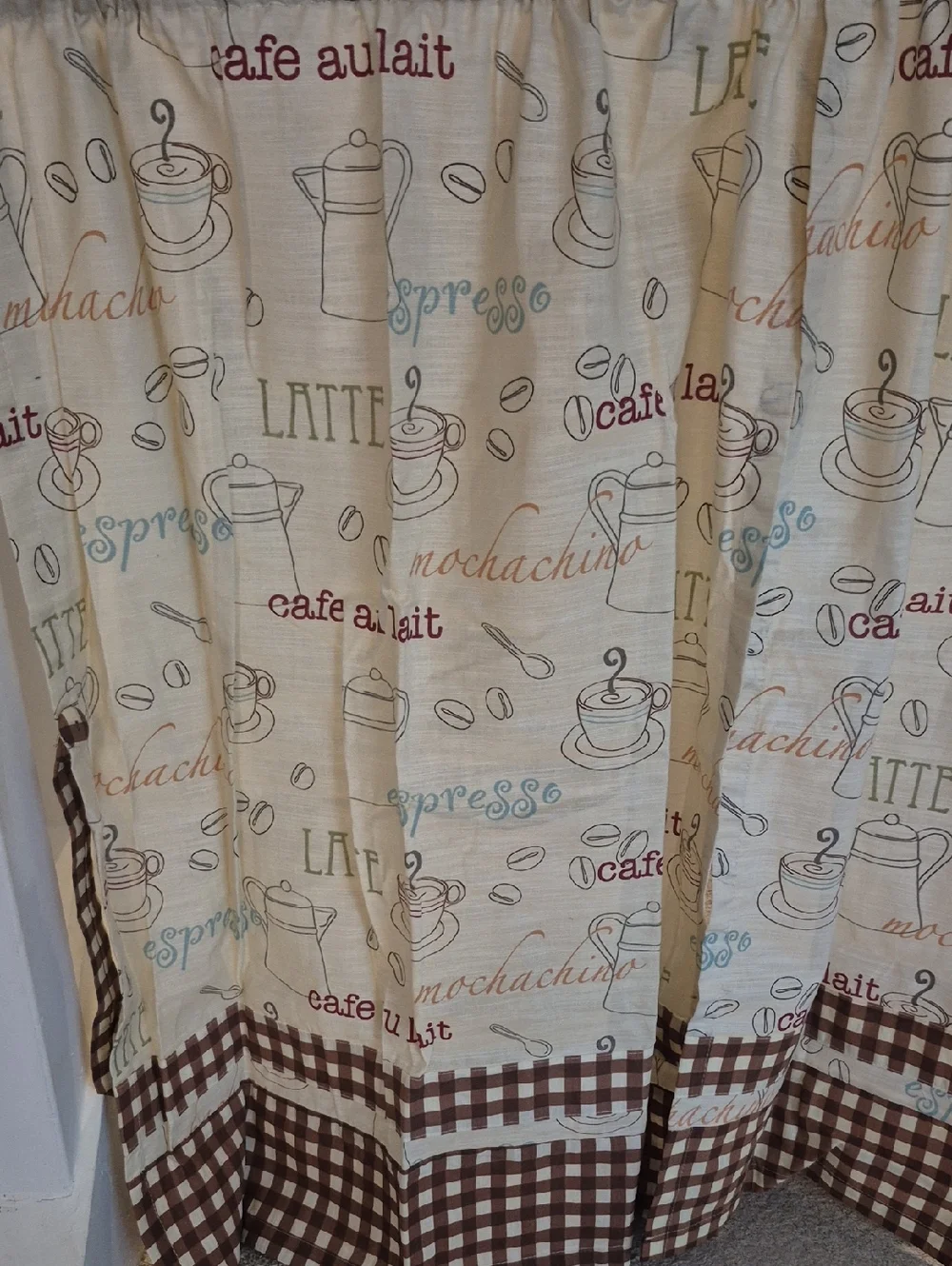 Better Homes Espresso Latte Cafe Au Lait Curtains Pair